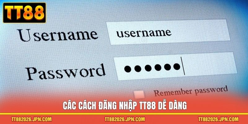 Đăng nhập TT88: Hướng Dẫn Nhanh Chóng Trong 30 Giây 2 Các cách đăng nhập TT88 dễ dàng