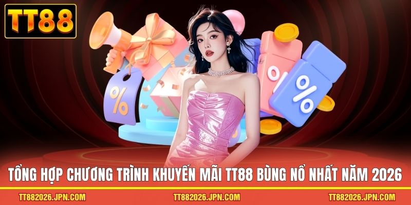 TRANG CHỦ 23 Tổng hợp chương trình khuyến mãi TT88 bùng nổ nhất năm 2026